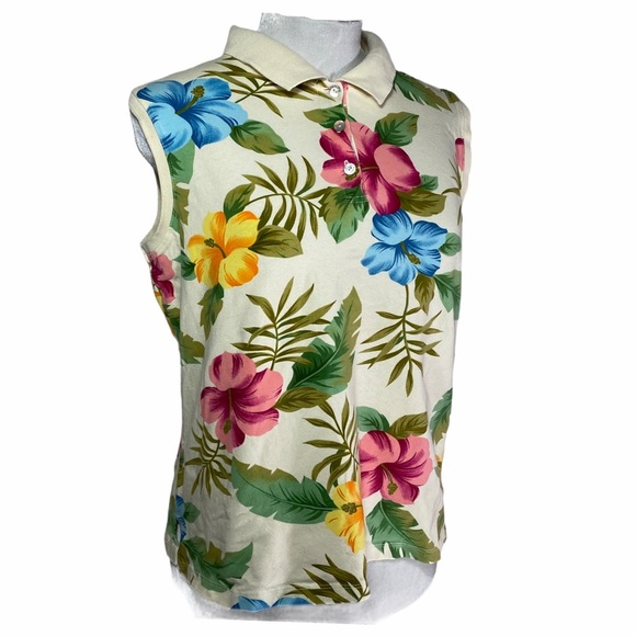 La Cabana sleeveless polo shirt L - Picture 2 of 9